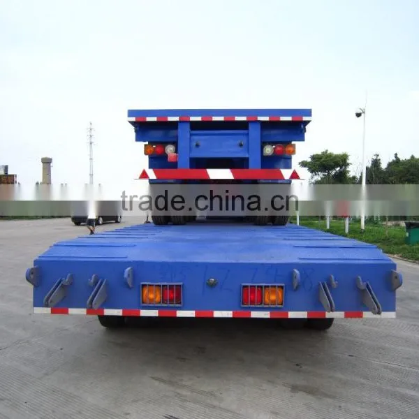 40 Tons 3 Axle Semi-Trailer Low-Bed Trailer for Sale photo-4