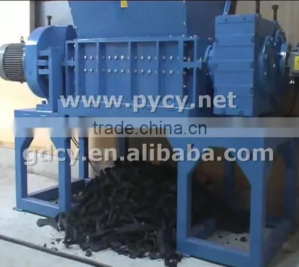 Two Axis Shredder for Shredding Plastic Tire Wood Aluminum Copper photo-2