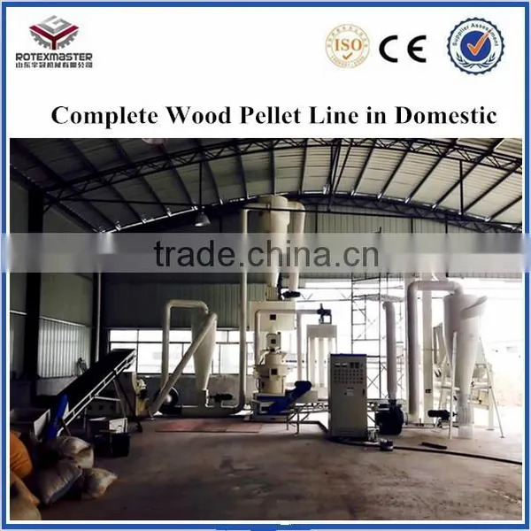 2.5 Tons per Hour Wood Pelleting Machine, CE Biomass Wood Pellet Line Popular Used in Bulgaria photo-2