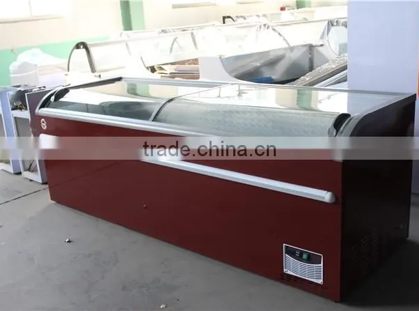 European Island Ark Series Portable Refrigerated Displa /commercial Stainless Steel Kitchen /kitchen Island photo-3