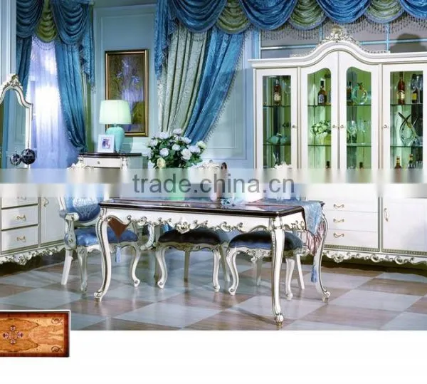 Bisini Dining Room Furniture, Luxury Antique Solid Wood Dining Room Furniture Dining Table photo-3