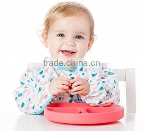 Silicone Grip Dish,Silicone Kids Strong Suction Base ,Feeding Plate photo-2
