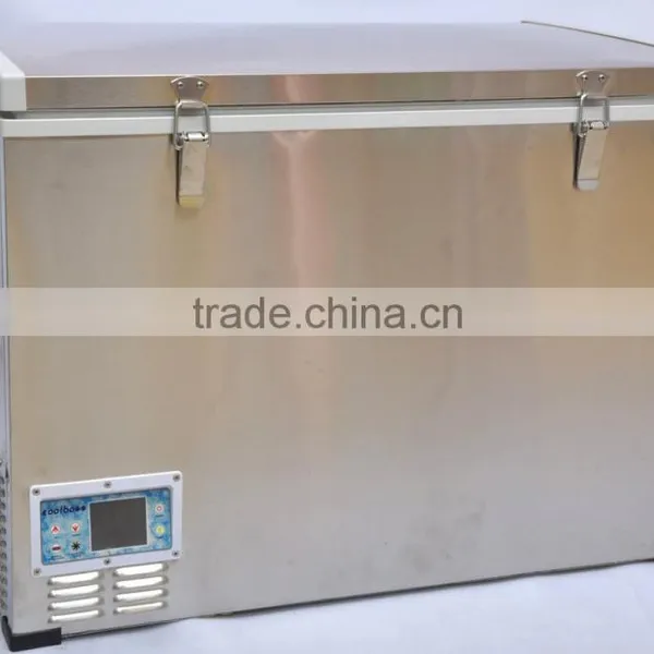 95L DC Compressor Single Cabinet Chest Freezer With Solar Power System photo-2
