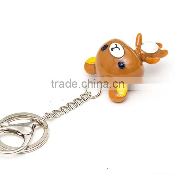 Cartoon Bear Shape Dolls Accessories Promotional Key Holder photo-3