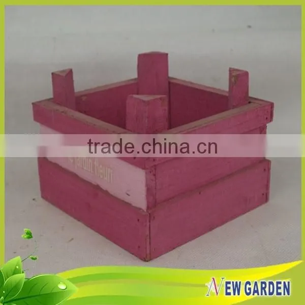 Homes and Gardens Natural Wooden Artificial Flower Basket Decoration photo-2