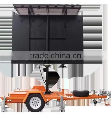 Mobile LED Variable Message Signs VMS Trailer For Sale photo-2