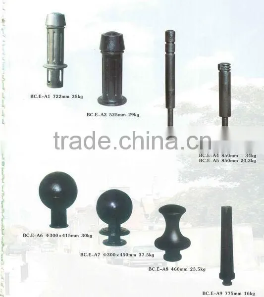 Traffic Road Bollard,high Quality Casting Iron Bollards Price photo-2
