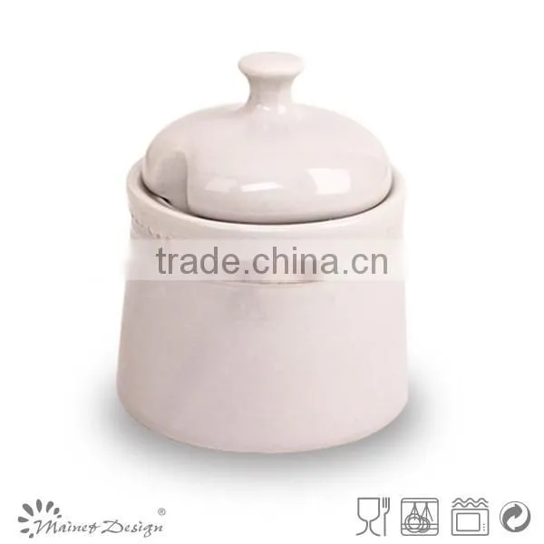 High Quality Embossed Design Wholesale Ceramic Jars photo-2