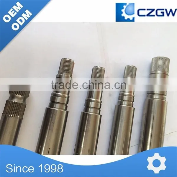 OEM CNC Machining-Chemical Machinery Parts-Shaft-Spline-Worm-002 photo-4