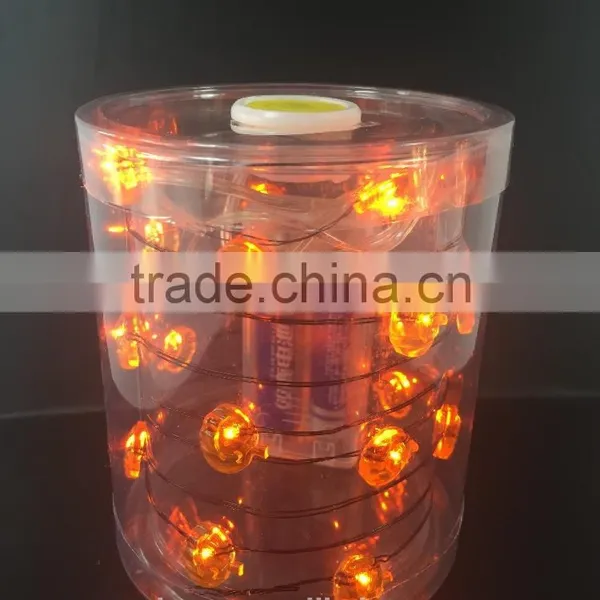 20L Pumpkin decoration micro led copper wire fairy light string ,string led light