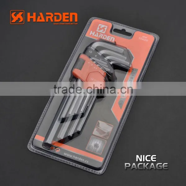 Professional Heat Treat 9PCS Medium Hex Key Wrench photo-3