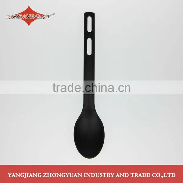 New as Seen on tv Products 2014 Plastic Nylon Mini Spoon With Hole Black Handle photo-4