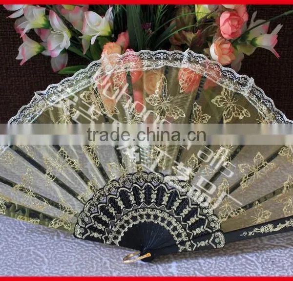 Beautiful Spanish Style Lace Plastic Fan photo-3