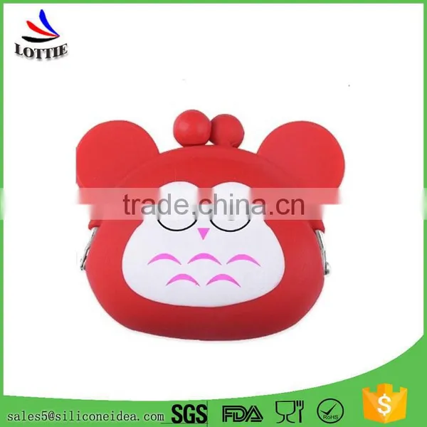 Promotional Children Silicone Coin Bag, Lovely Silicone Coin Wallet photo-4