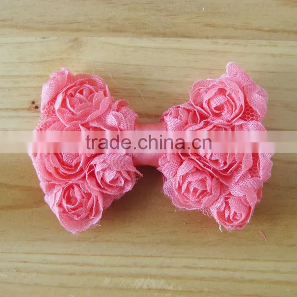 Shabby Bow Flower Clip for Kids Hair Accessories photo-2