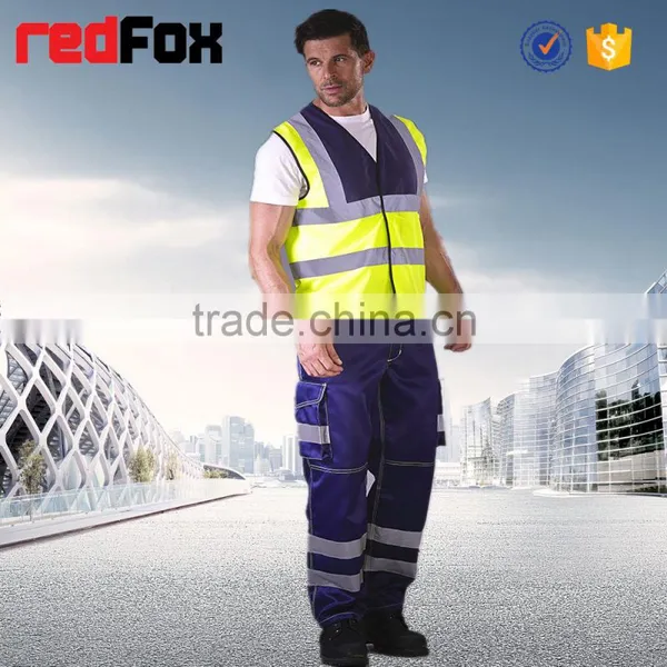 Multi Pockets Workwear hi Vis Safety Cargo Pants photo-5