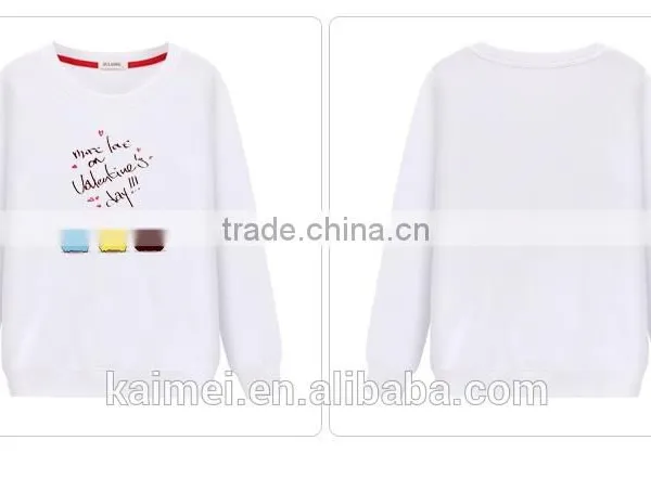 Fashionable Design High Quality Popular Among Adults CVC(60/40) no Hood Sweatshirt photo-3