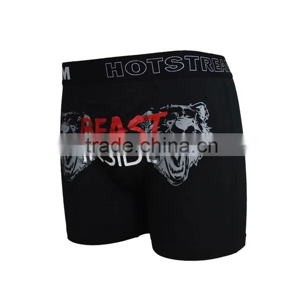 Breathable Sexy Men Spandex Cotton Short Unerwear Boxer photo-2