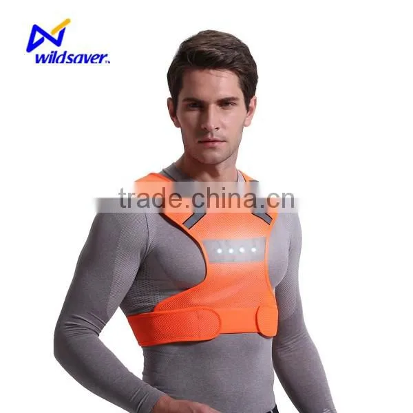 Wildsaver Running LED Warning Summer Sports Wear Men photo-6