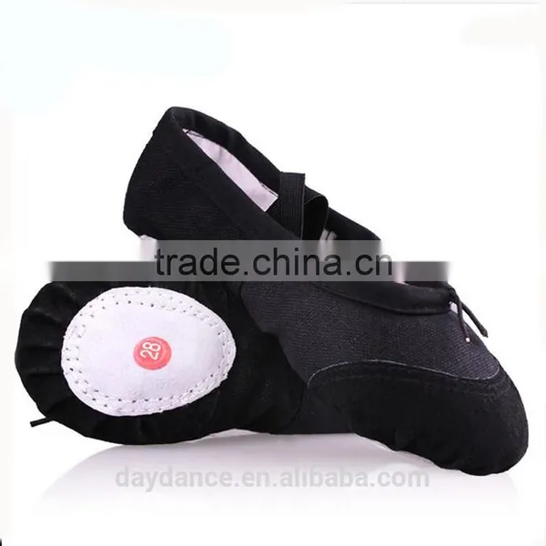 Standard Girls Baby Kids Ballet Slippers Wholesale Split Soft Sole Ballet Dance Shoe Red Black White Beige Pink photo-2