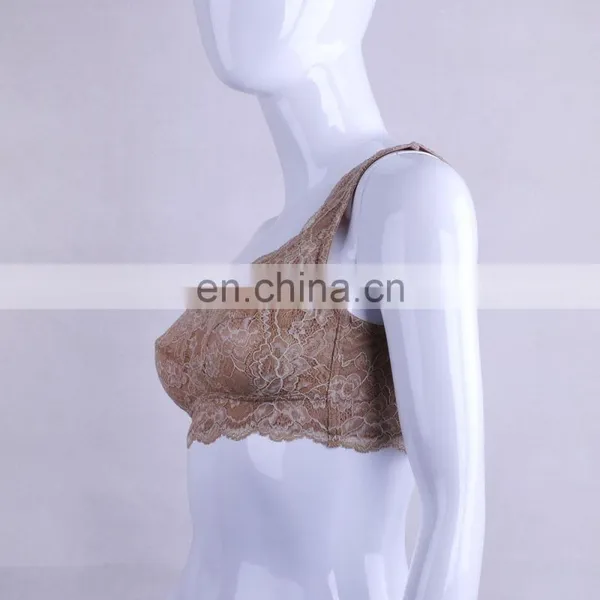 China Manufacturer Elegant Young Lady Brown Underwire Camisole Bra photo-5