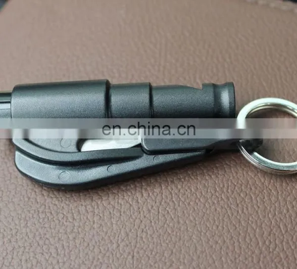 3 in 1 Safeguard Seatbelt Cutter Whistle Emmergency Hammer Car Window Breaker Car Glass Breaker photo-5