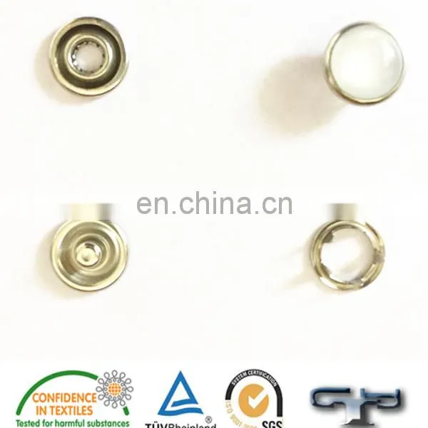 Press Spring Metal Pearl Snap Button for Fur Coat