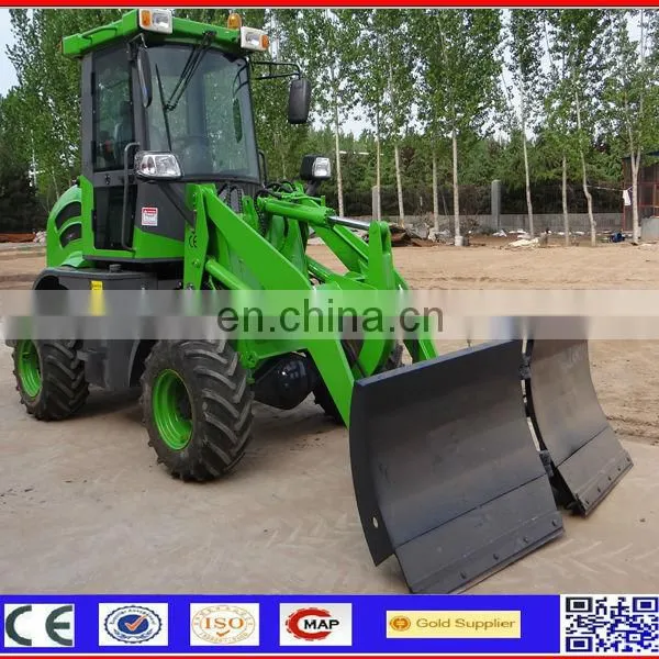4wd 1.2ton Skidsteer Loader With Snow Blade photo-6