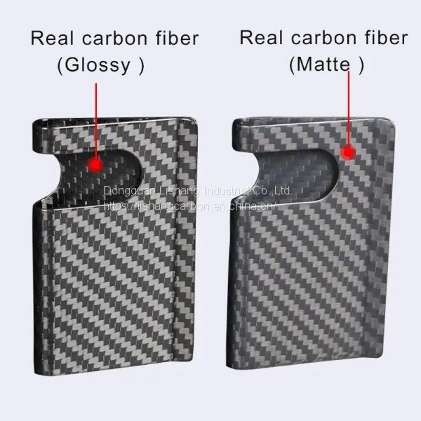 RFID Carbon Fiber Slim Wallet Money Clip Minimalist Front Pocket Wallet Business Credit Card Holder photo-4