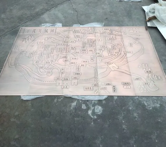 Relief Aluminium Veneer For Boat New Building Metal Materials
