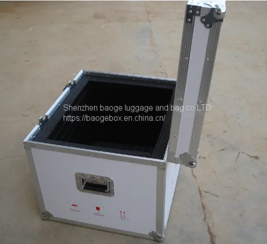 Custom Road Cases Abs Flight Material Case Silver / Black Color photo-3