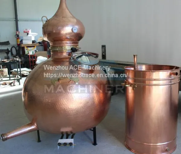 Ace Traditional Technique Cognac Pot Still Red Copper Brandy Charente Distiller photo-2