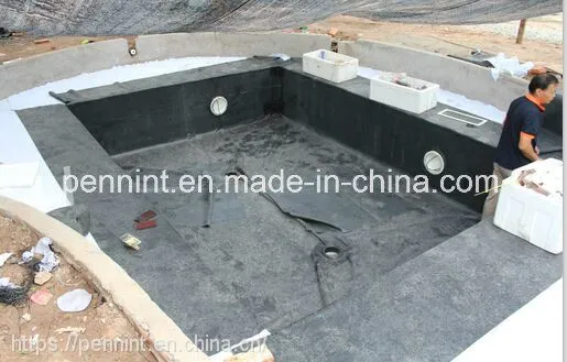 Rubber Material EPDM Waterproofing Membrane High Elastic Pond Liner Building Material photo-2