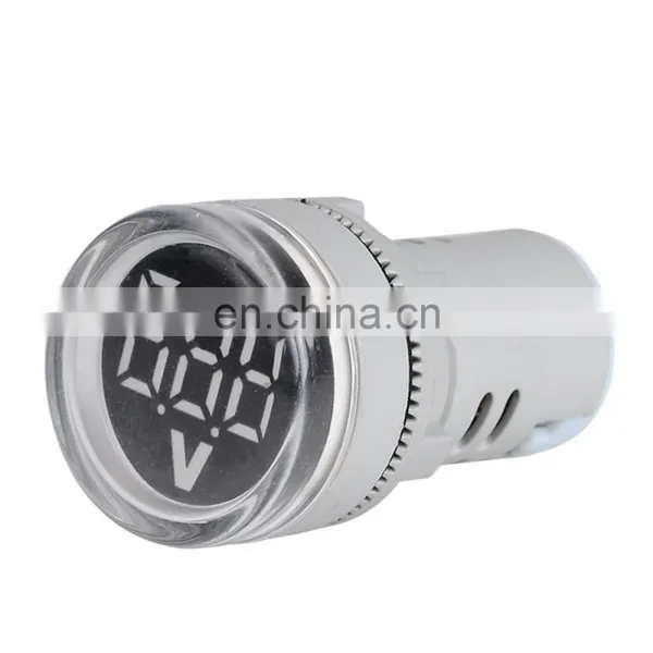 22mm DC 6-100V Voltmeter Round Mini LED Digital Voltage Indicator Voltage Meter Tester Precision Voltmeter photo-3