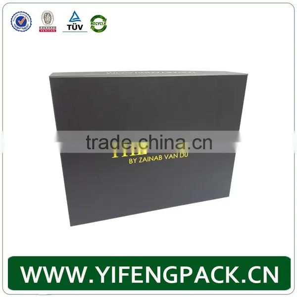 Customized Matt Black Packaging Paper Gift Corrugated Box Makers photo-4