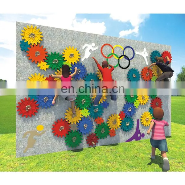 Gearwheel Plastic Climb Wall Kids Outdoor Indoor Toys Equipment for Sale photo-2