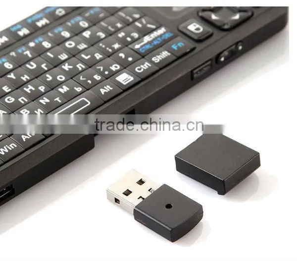 Factory supply! iPazzPort mini Keyboard with touch pad KP-810-10A 2.4G wireless handheld keyboard