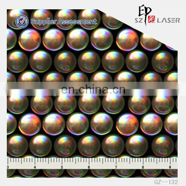 Hologram Master Shim Supplier With Different Holographic Lens Patterns