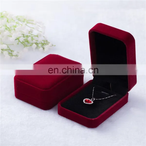 Jewelry Storage Boxes Presentation Necklace Pendant Jewelry Box Velvet Case Earrings Display Box 10*7*4.5cm photo-3