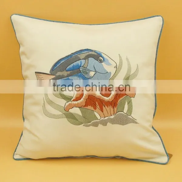 Turtle Embroidery Cushion Cover photo-6