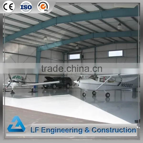 Low Cost Prefab Steel Airplane Hangar With Arch Truss Roof photo-6