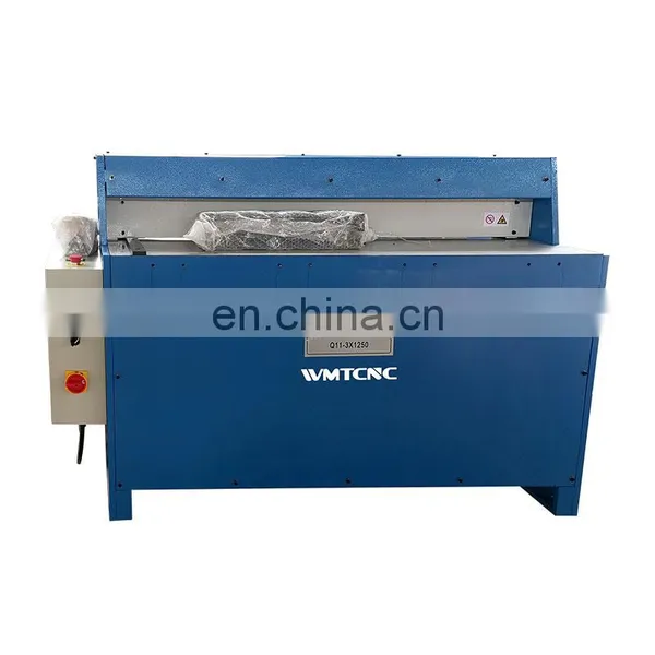 WMT CNC Shearing Machine Q11-3*1250 Electrical Shearing Machine With Cheap Price photo-3