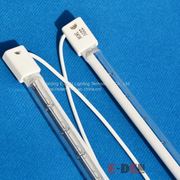 Halogen Single Tube IR Lamp Ceramic Coated Infrared Quartz Heater Lamp