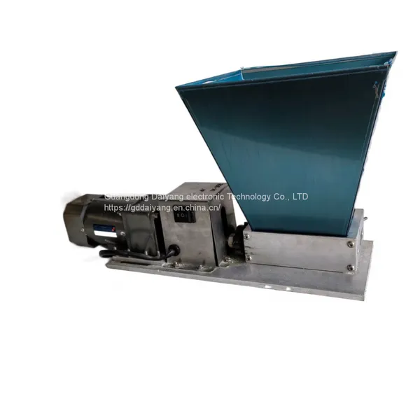 DY-168 220V Electric Double Roll Stainless Steel Corn Grinder - Household Malt Crusher - Small Machine