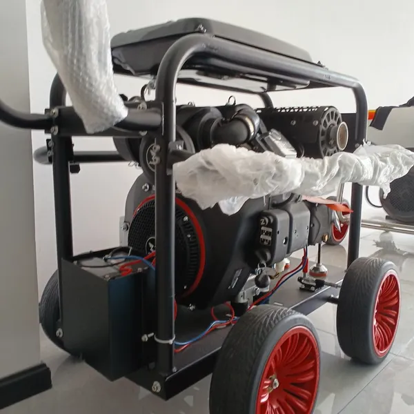 35HP Two-Cylinder Power Diesel Pipe Dredging Machine to Be Used for Boiler, Heat Exchanger, Pipeline, Reactor Cleaning Decontamination photo-3