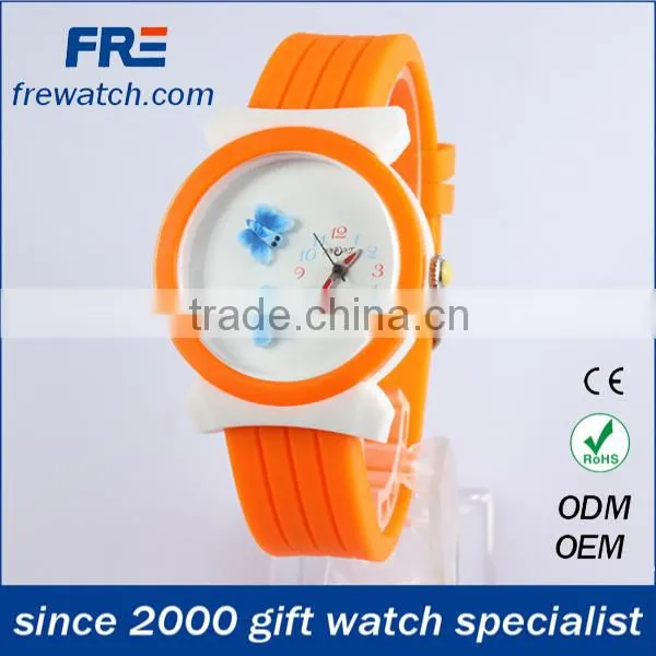 2015 New Shape Cute Kids Watch With Colorful Silicone Children Cartoon Watch photo-3