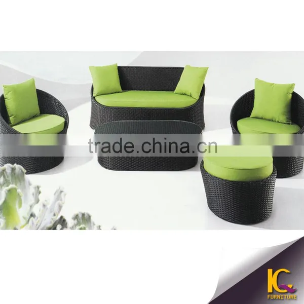 2016 Luxury Soft Aluminium Frame Cheap Outdoor Garden Wicker Rattan Sofa Set Quality Choice photo-3