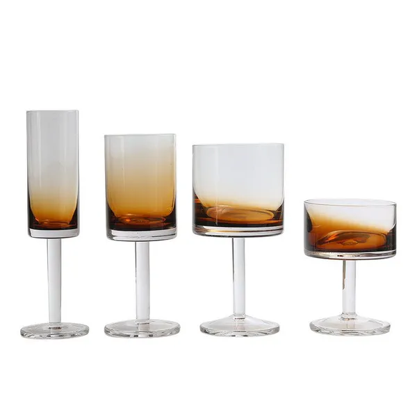 Hand Made Luxury Glassware Wine Glasses Hot Selling High-End Crystal Excellent Noble Red Wine Glass