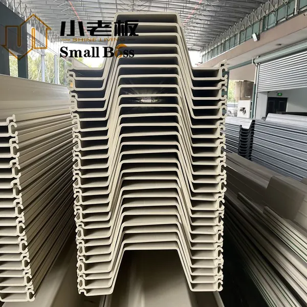 Piling River Piles Vinyl Sheet Pile for Piers Construction