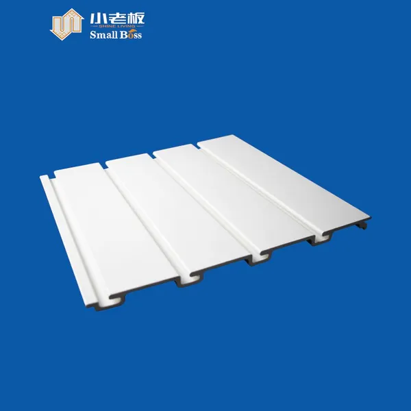 Wholesale Pvc Slatwall Panel White Garage Panel Strong Load-bearing Pvc Slatwall for Home Decoration
